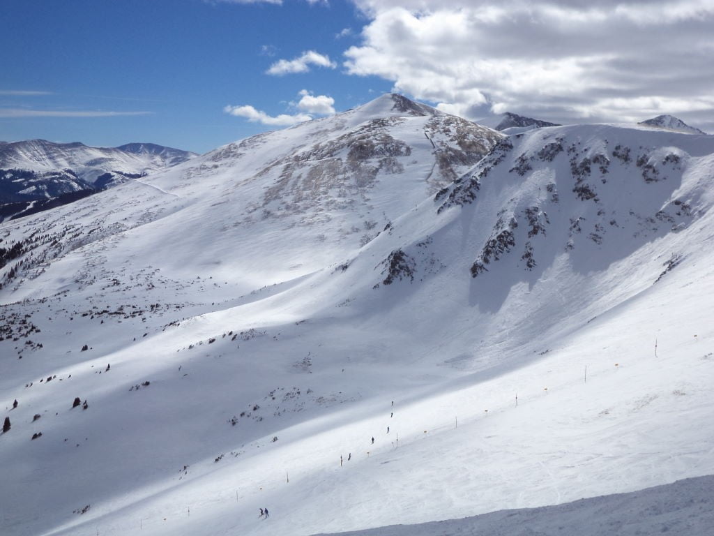 Bowl do Peak 6 - Ski na neve? Breckenridge Colorado EUA!