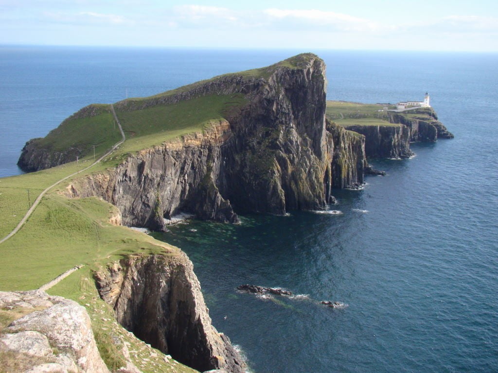 Neist Point Lighthouse na Ilha de Skye