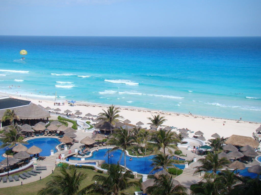 Vista do Hotel JW Marriott -O que fazer em Cancun México