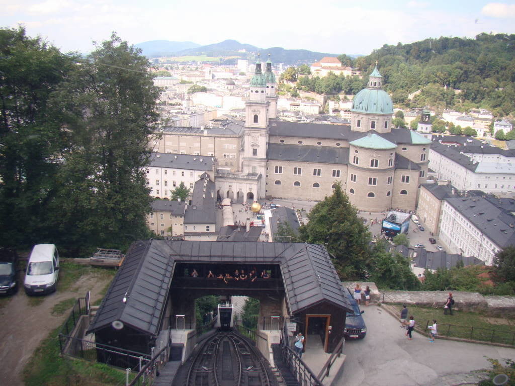 Funicular - O que fazer em Salzburg Áustria em 1 dia