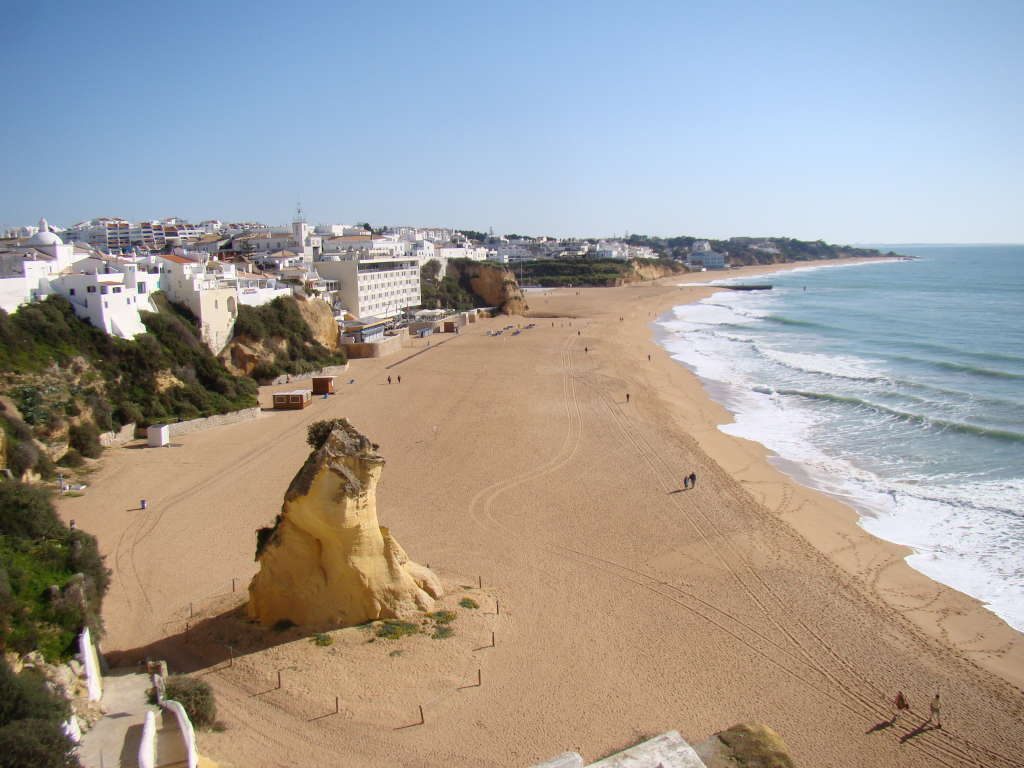 Praia da Albufeira - Melhores praias do Algarve no inverno