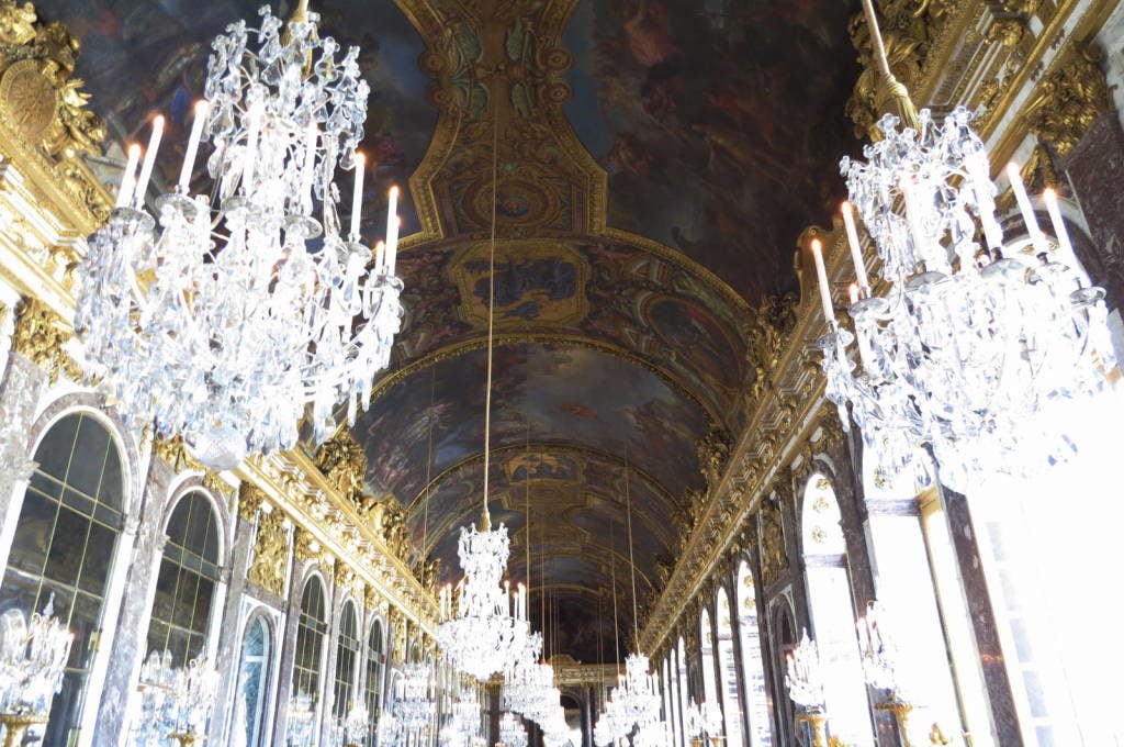 O Hall dos Espelhos - O Palácio de Versalhes