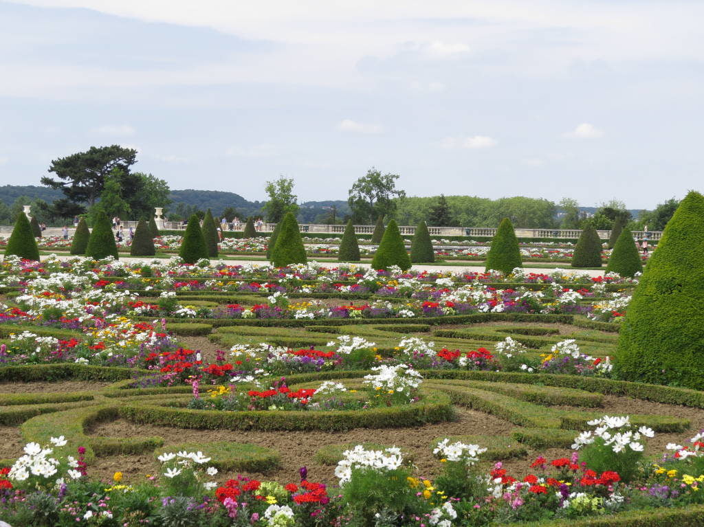 O Palácio de Versalhes França no verão