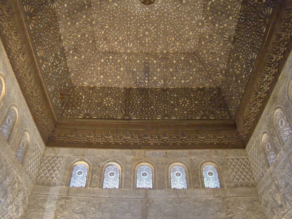 Salão do Trono no Palácio de Comares - Palácio de Alhambra Espanha em Granada