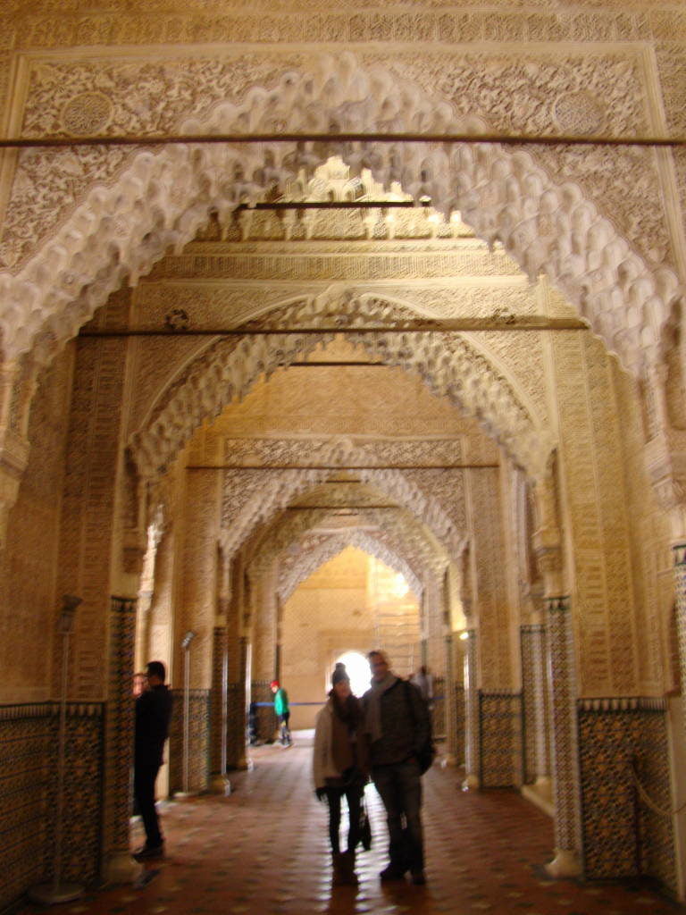 Sala dos Reis no Palácio dos Leões - Palácio de Alhambra Espanha em Granada