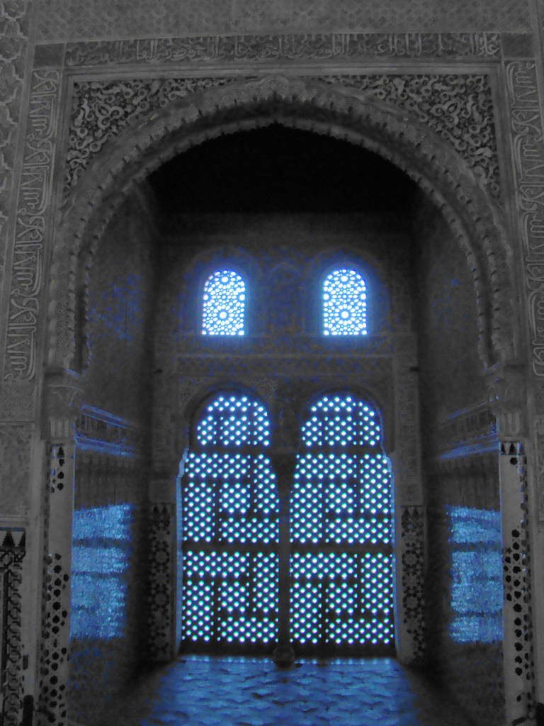 Sala do Trono no Palácio de Comares - Palácio de Alhambra Espanha em Granada