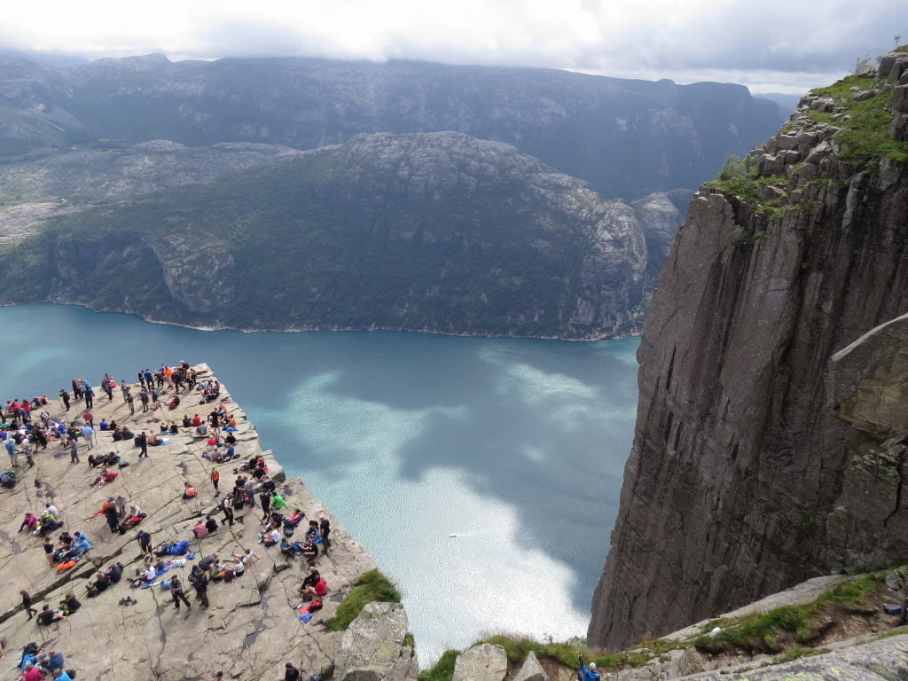 Pulpit Rock/Preikestolen na Noruega