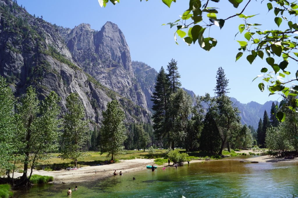 Vista da Swinging Bridge - O que fazer no Parque Nacional Yosemite na Califórnia