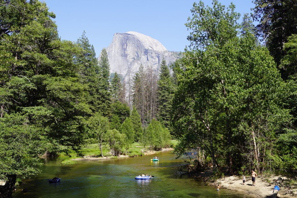 Vista da Sentinel Bridge - O que fazer no Parque Nacional Yosemite na Califórnia