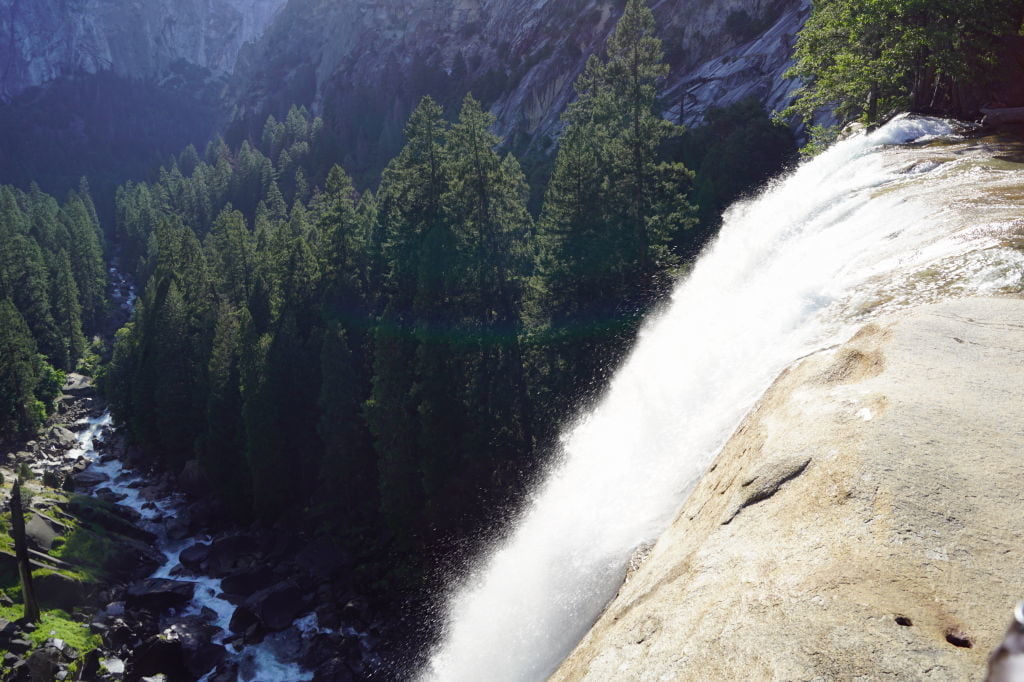 Vernal Fall na Mist Trail - O que fazer no Parque Nacional Yosemite na Califórnia