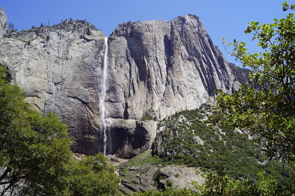 Vista da Upper Yosemite Fall 