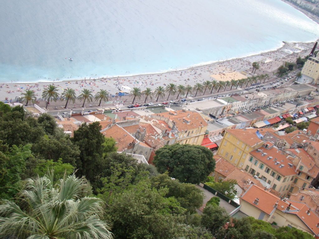Vista da Colina do Castelo - O que fazer em Nice França em 1 dia