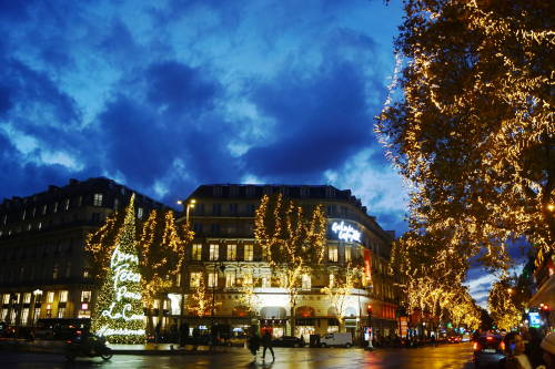 Boulevard Haussmann - Natal em Paris