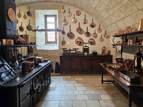 A Cozinha do Castelo de Chenonceau 