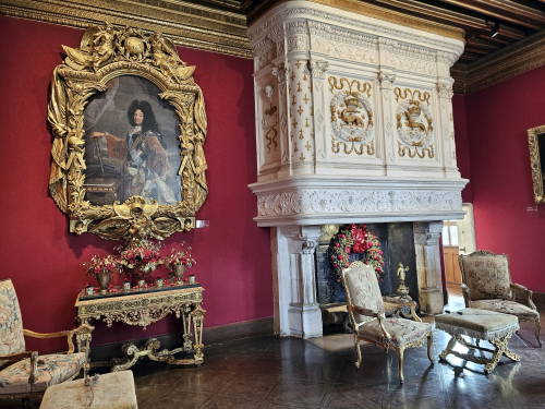 Salão Luís XV do Castelo de Chenonceau 