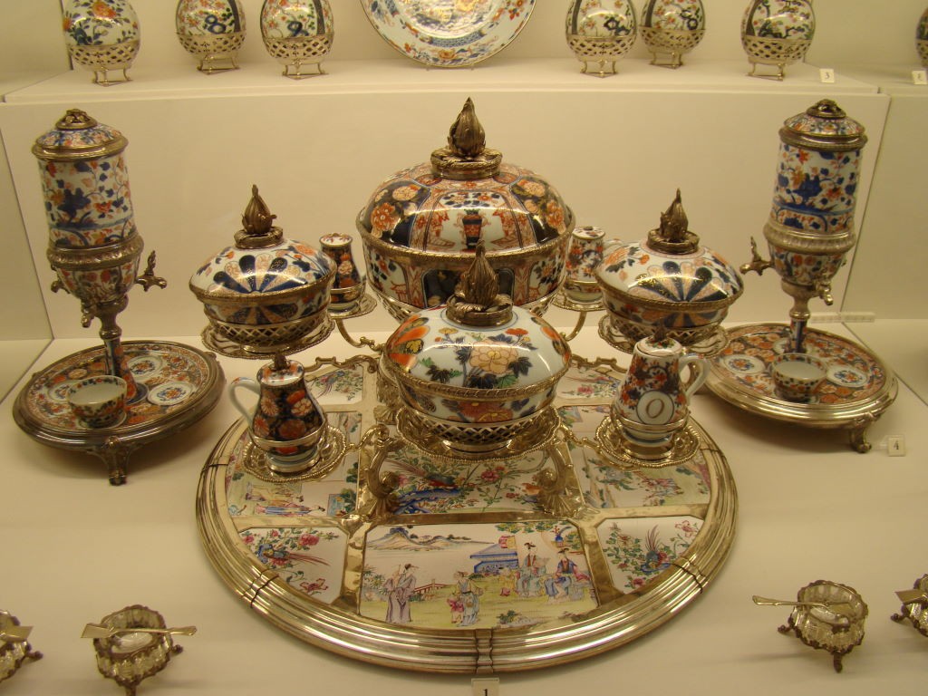 Tea service of the Silverware collection - Best attractions of Hofburg Palace in Vienna 
