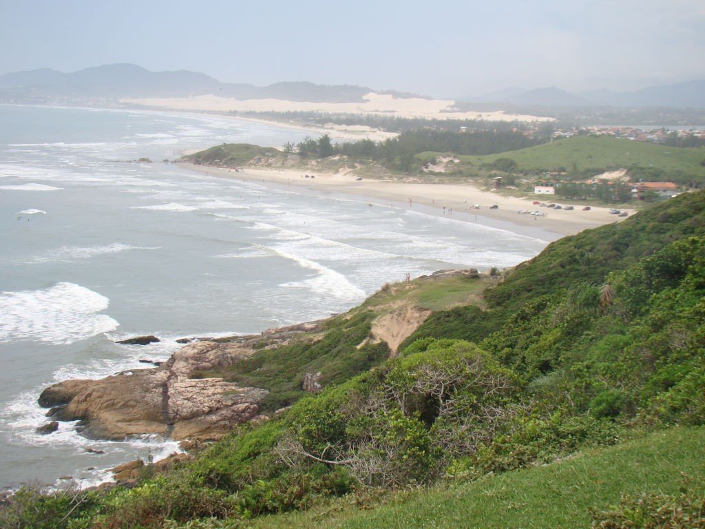 Praia do Luz vista do morro da Praia do Rosa - As mais descoladas e melhores praias de SC