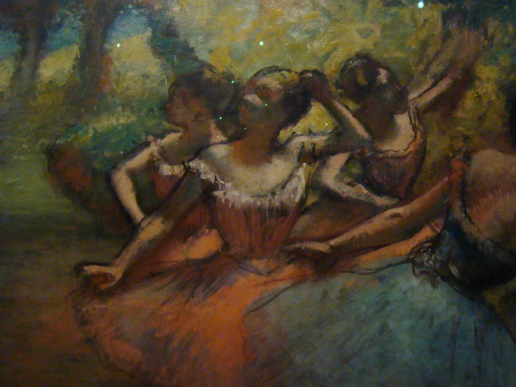 " Quatro Bailarinas em Cena" de Edgar Degas - Dicas e destaques do SP MASP - Obras imperdíveis!