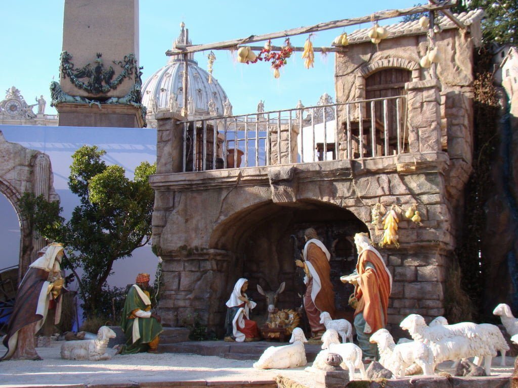 Presépio na Praça de São Pedro - Dicas de Visita à Basílica de São Pedro
