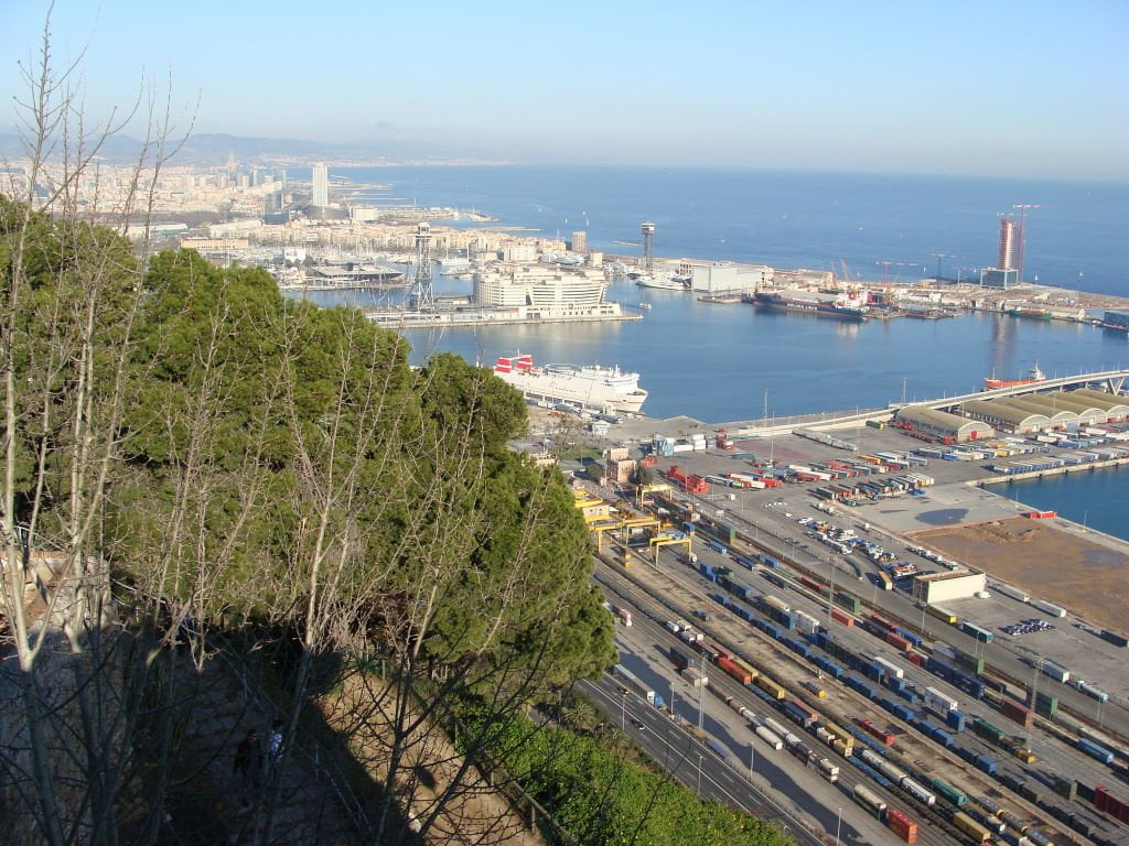 View from Castell Montjuic - Christmas at Barcelona