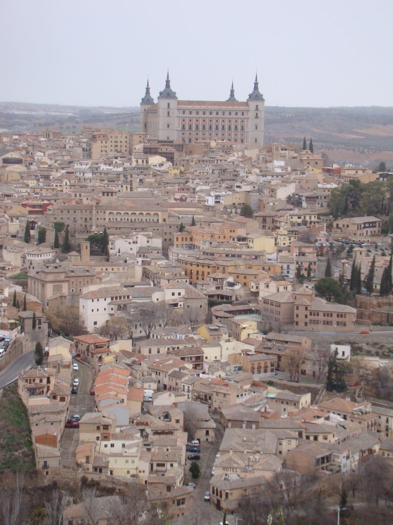 Toledo seen from the Parador Nacional - Toledo in 01 day