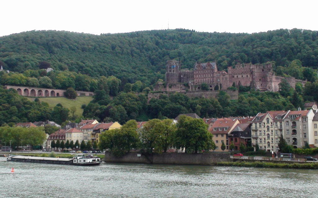 O Castelo de Heidelberg na Alemanha