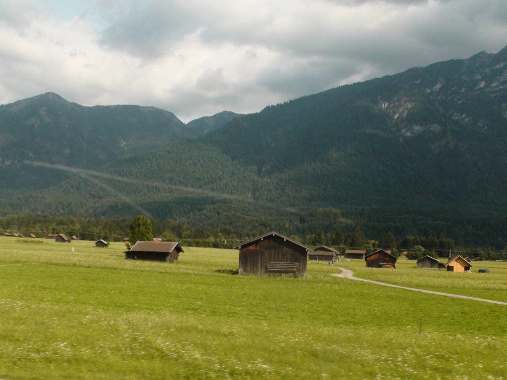 Vista do funicular - O que fazer no Zugspitze na Alemanha