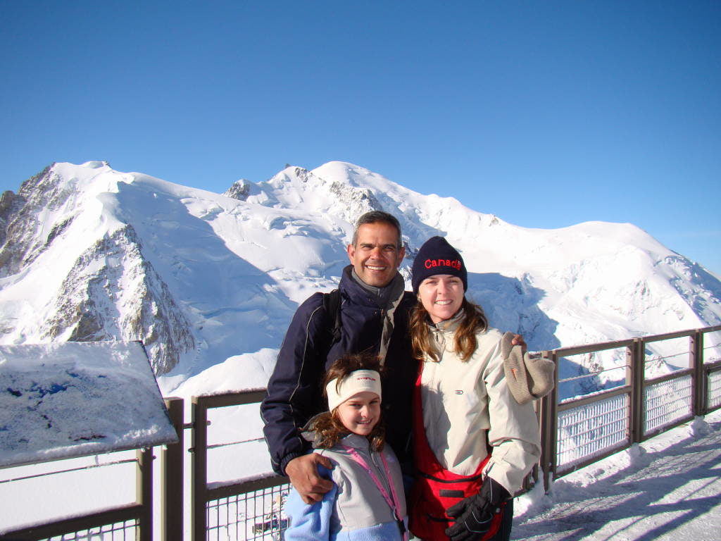 Mont Blanc visto da Aiguille du Midi