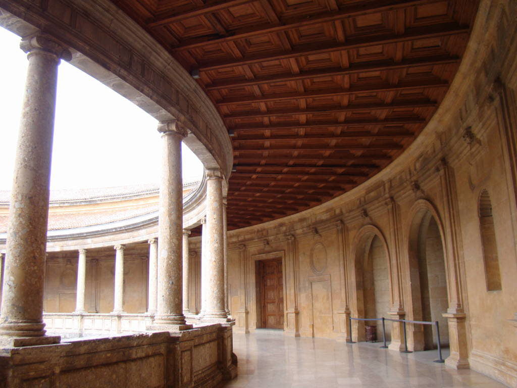 Palácio de Carlos V - Palácio de Alhambra Espanha em Granada