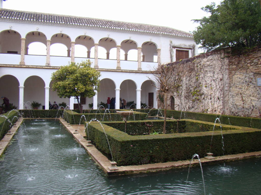 Generalife - Palácio de Alhambra Espanha em Granada