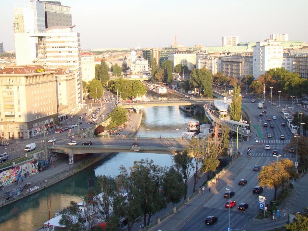 Canal do Danúbio - O que fazer em Viena Áustria