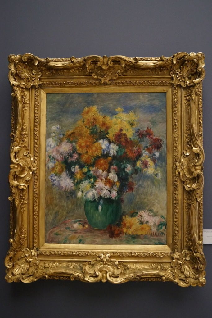Vaso de Crisântemos, Renoir - O que fazer em Rouen França