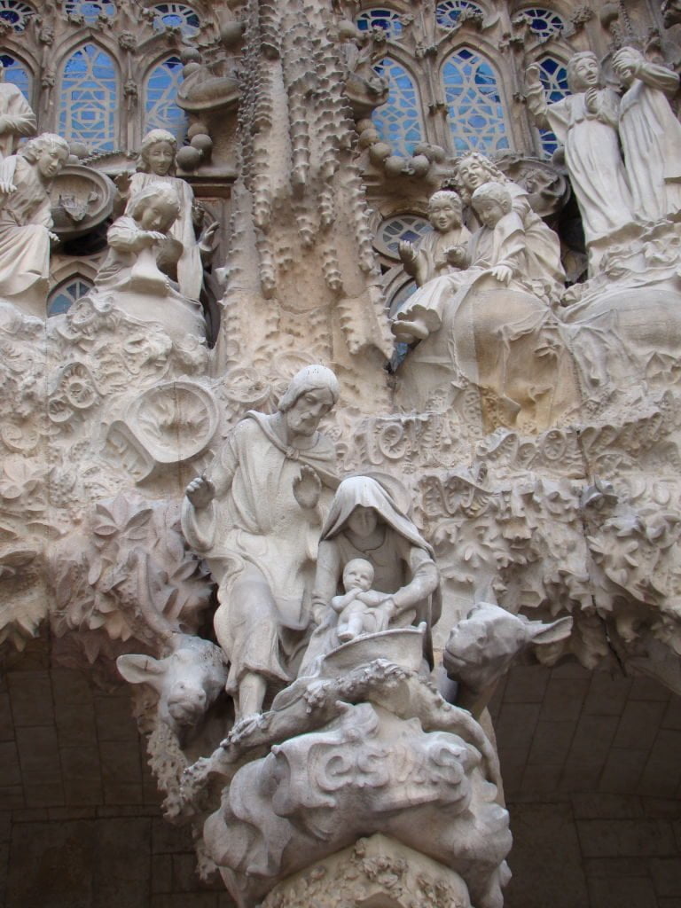 Fachada da Natividade - Igreja Sagrada Família Barcelona