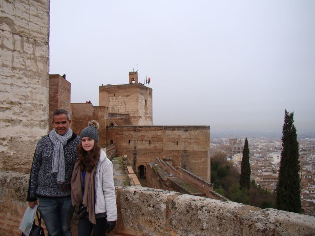 Alcácova -Palácio de Alhambra Espanha em Granada