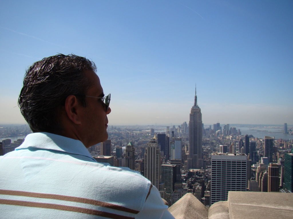 Empire State visto do Top of the Rock - Principais Pontos Turísticos de Nova York