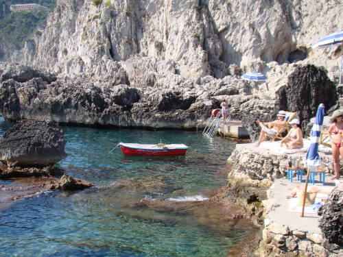 Beach Club la Fontelina - O que fazer em Capri Itália
