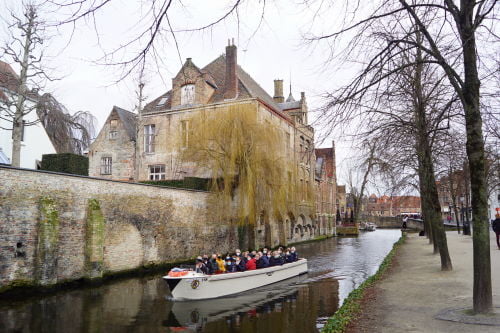 Passeio de barco - O que fazer em Bruges Bélgica