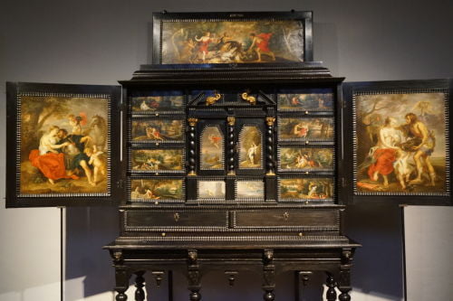 Cabinete de Curiosidades na Rubenshuis - Antuérpia Bélgica