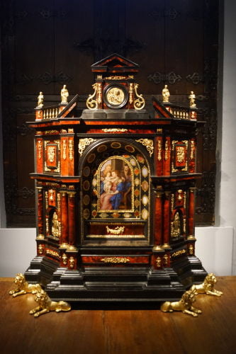 O altar na Rubenshuis - Antuérpia Bélgica