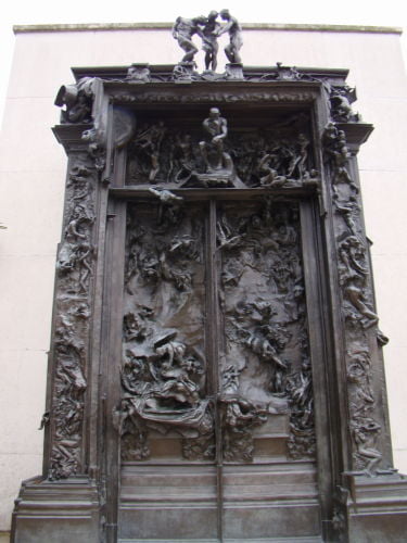 Porta do Inferno de Dante no Museu Rodin - Museus em Paris