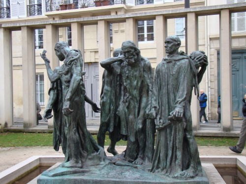 Burgueses de Calais no Museu Rodin - Museus em Paris