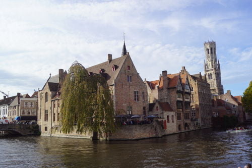 Rozenhoedkaai - O que fazer em Bruges Bélgica