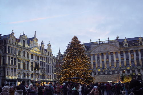 Grand Place no Natal - O que fazer em Bruxelas 