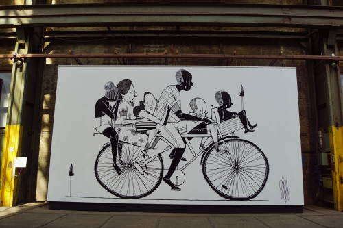 Família na Bicleta de Alex Senna - O que fazer em Amsterdam? Museu STRAAT, o museu do grafite!