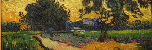 Landscape at Twilight (1990), Vincent van Gogh - Museu van Gogh Amsterdam