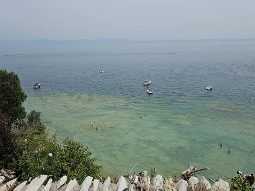 Praia em Sirmione - O que fazer no Lago de Garda Itália 