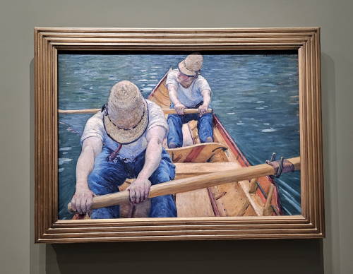 Périssoires, de Gustave CAILLEBOTTE - Exposição Caillebotte Pinta os Homens no Museu d'Orsay - Novidades de Paris no Inverno, com ou sem neve!